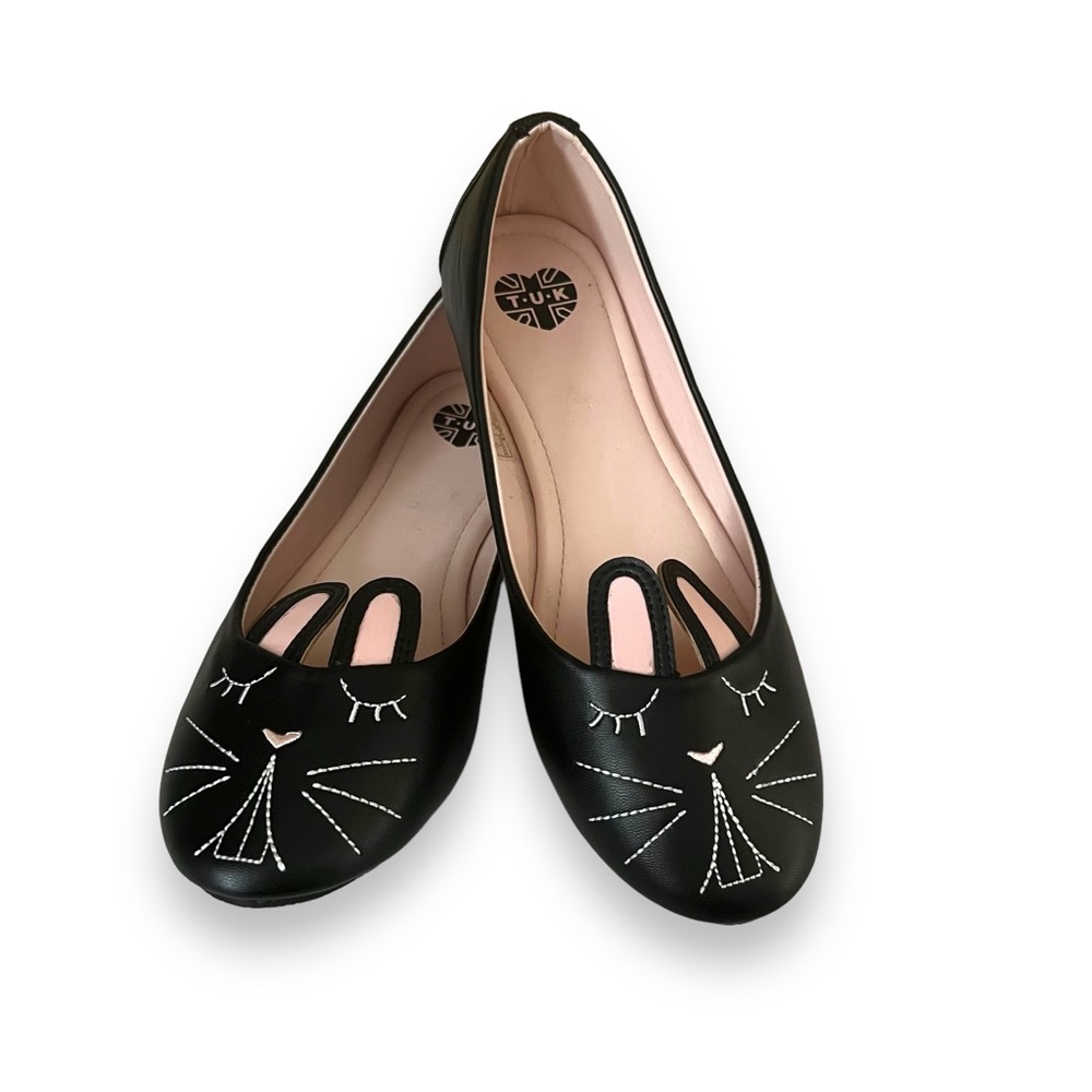 T.U.K Bunny Ballet Flats Shoes Size 8 New Without Tags